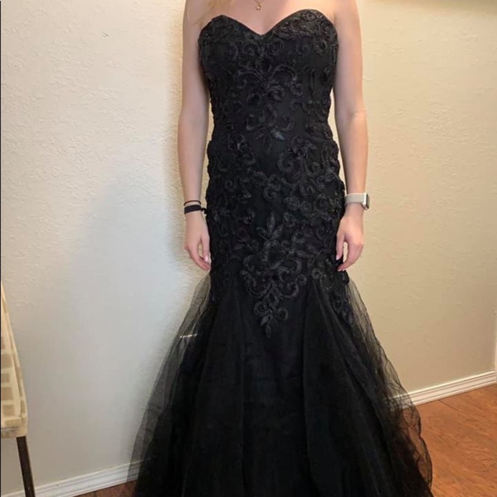 Black formal dress